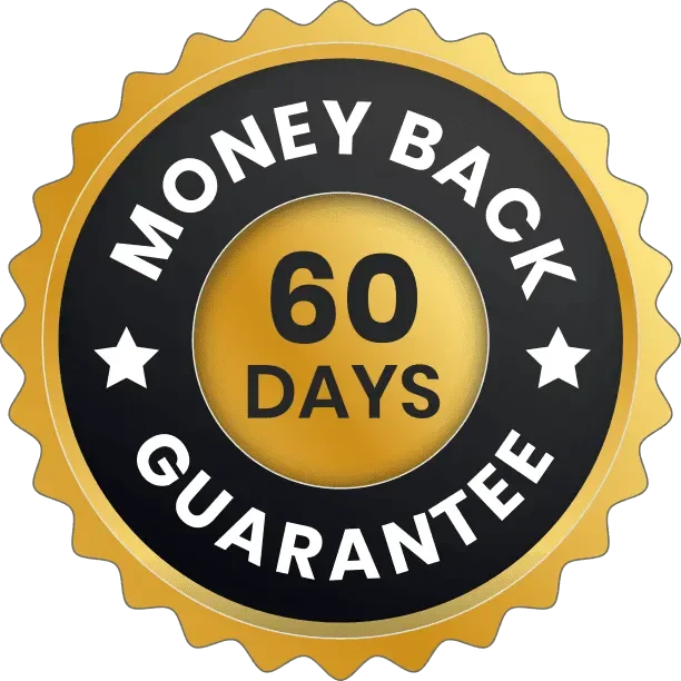 Gelatide 60-day money-back guarantee badge