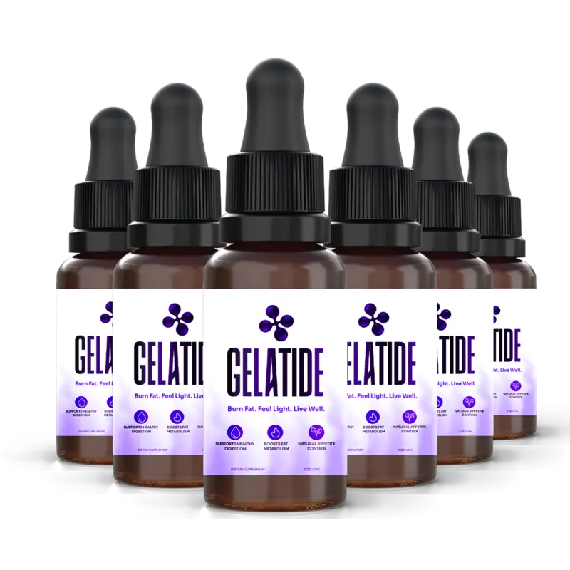 Gelatide 6 bottle package